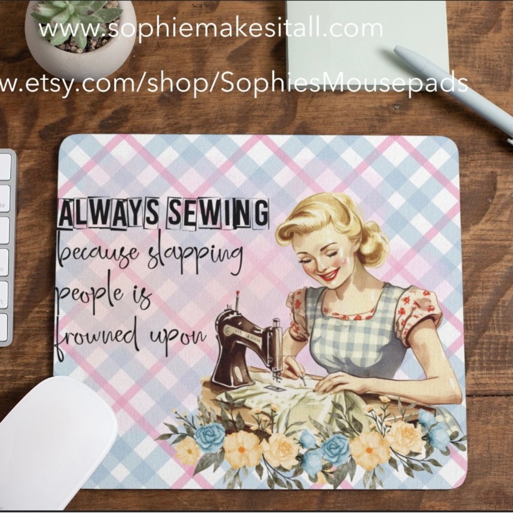 Beautiful custom made mouse pad